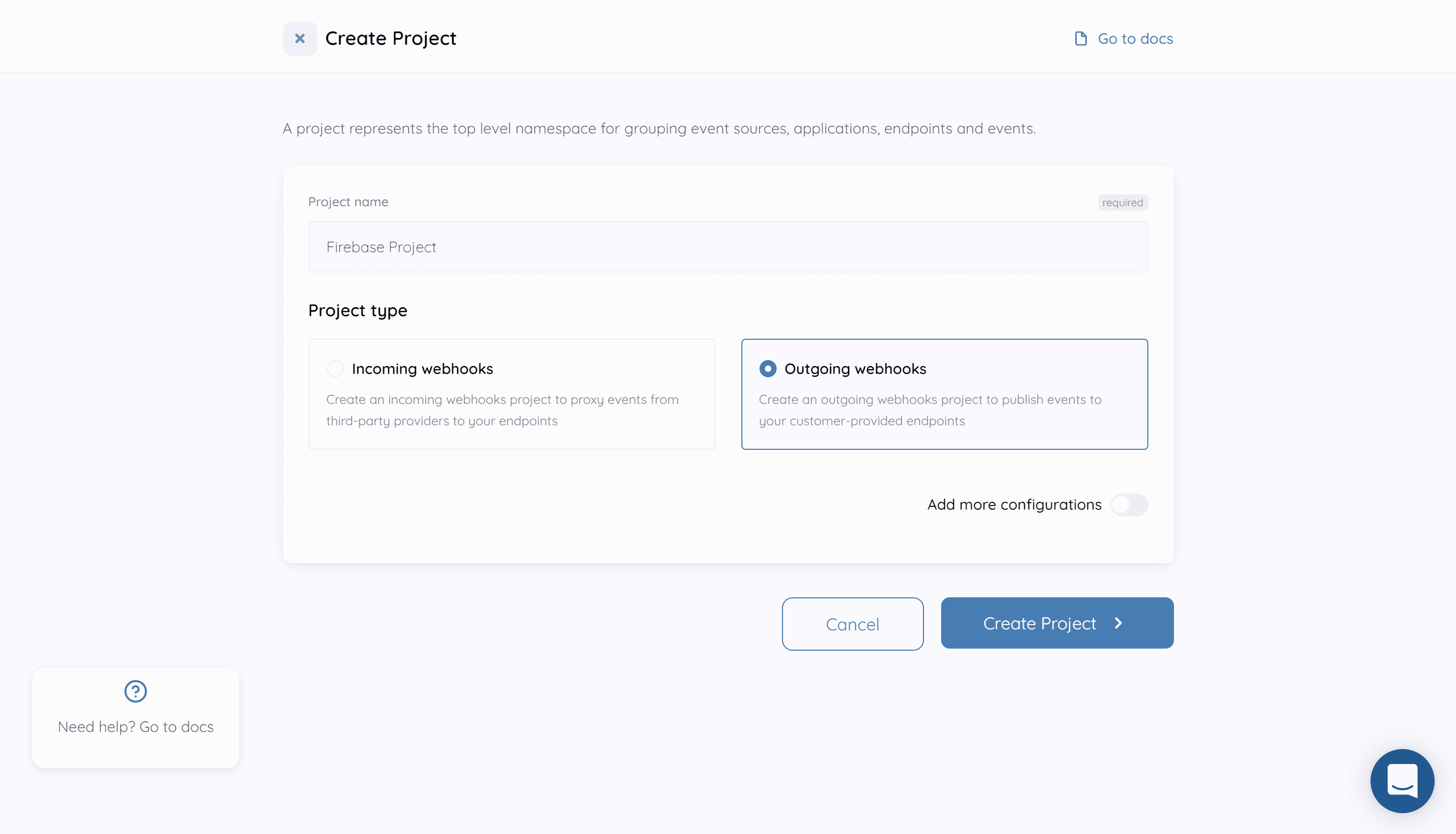 Project type