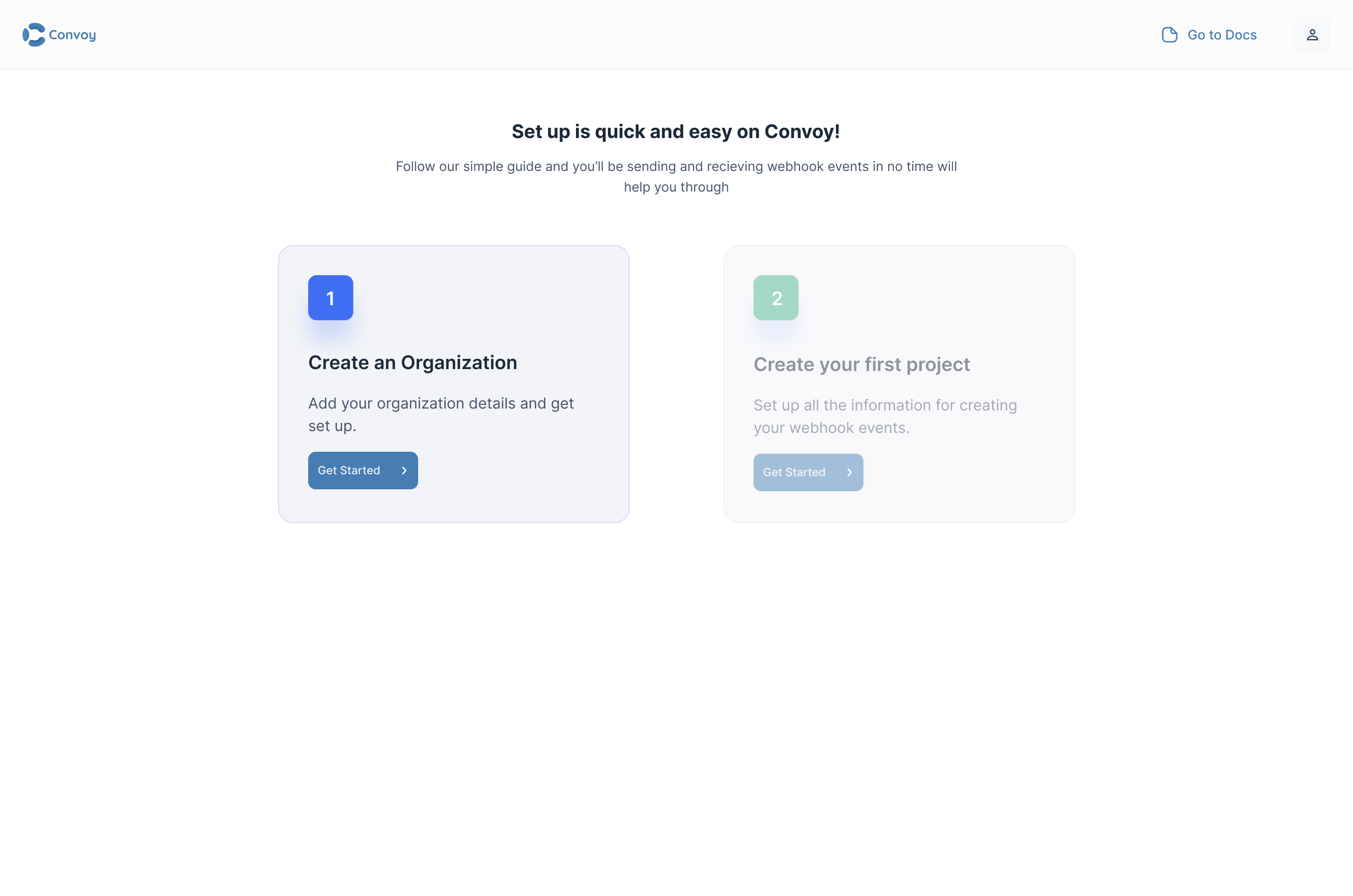 Create Organisation