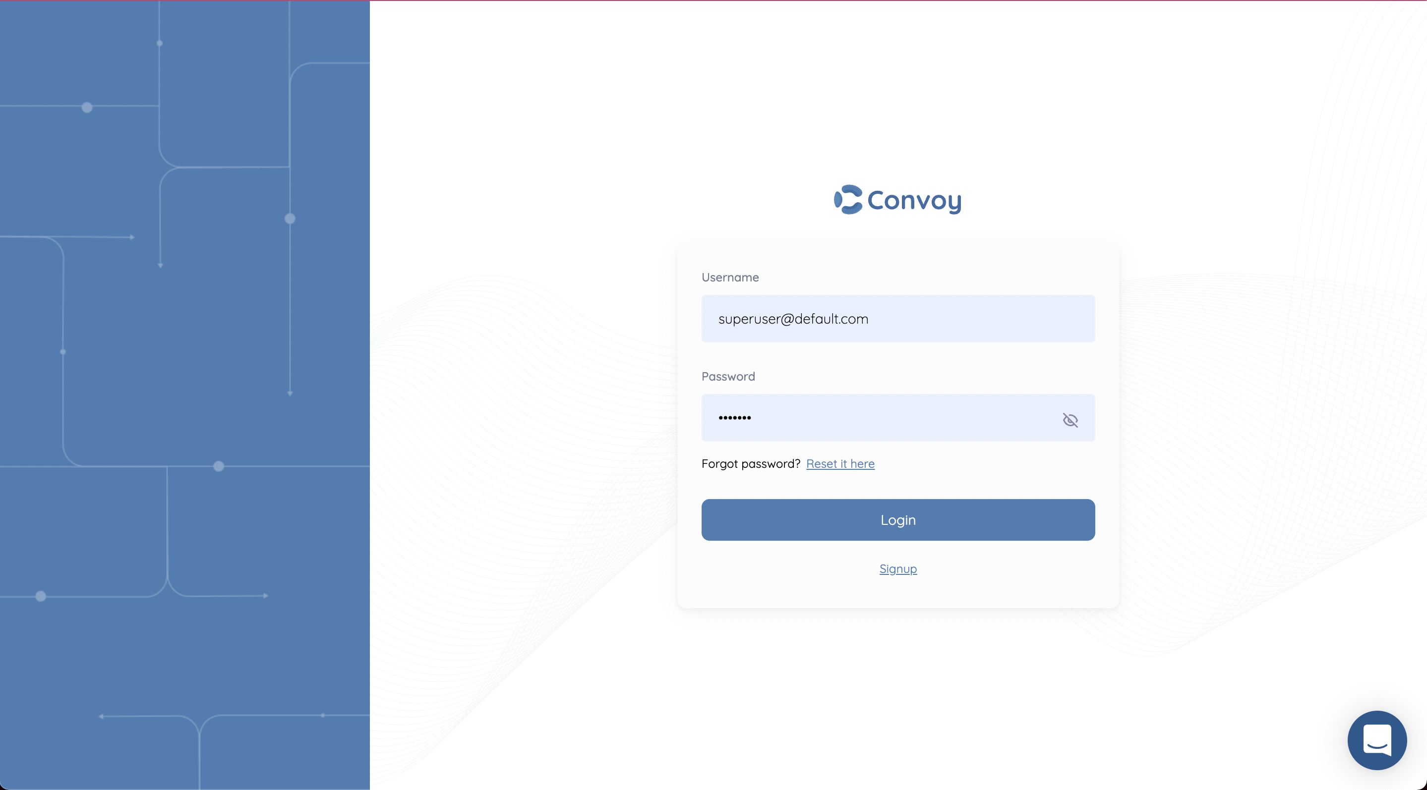 Convoy sign-in