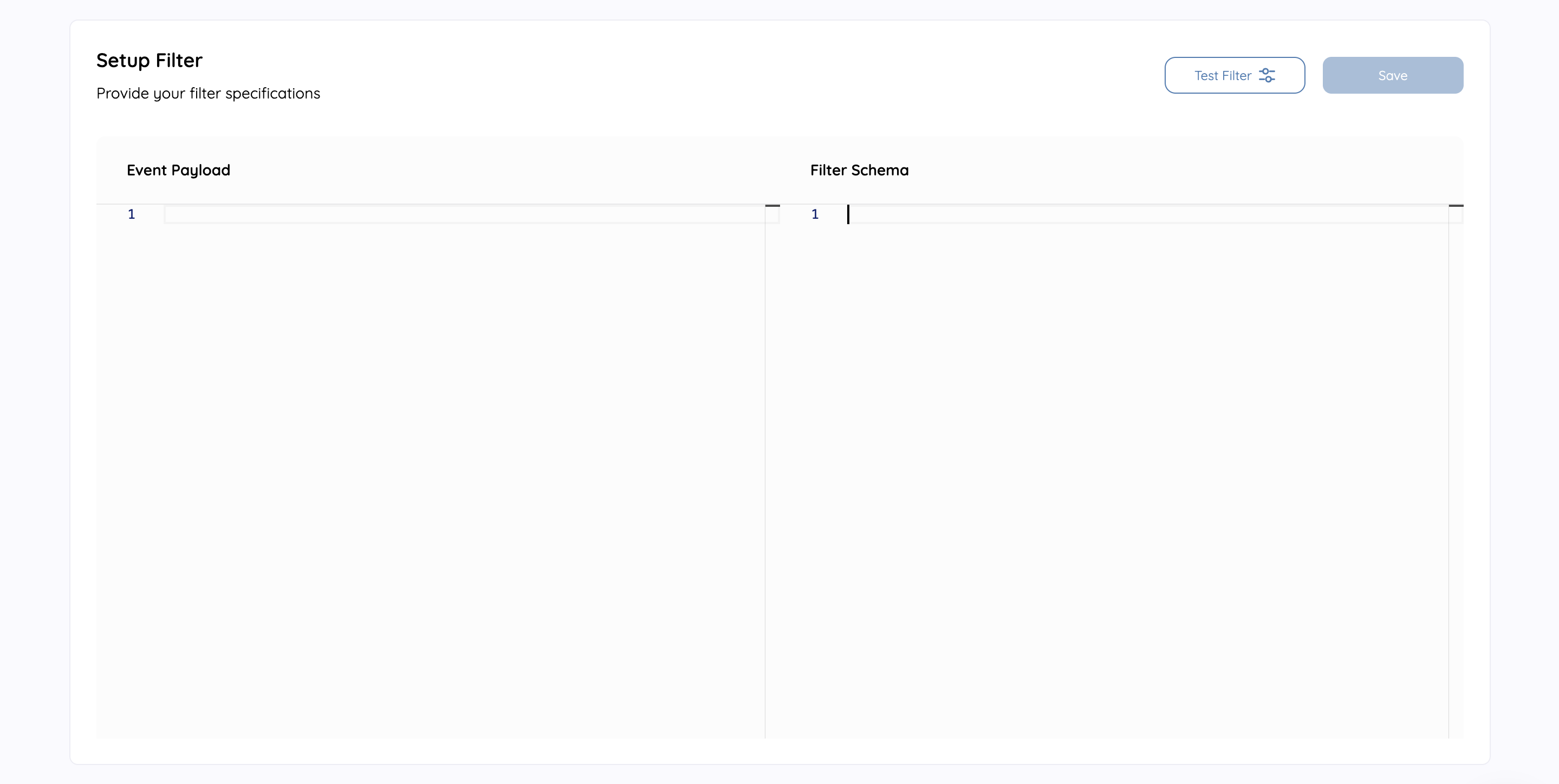 Subscription filter